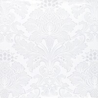 Ansicht des Stoffes ADELAIDE, Farbton WHITE (Ornamente im Barockstil)