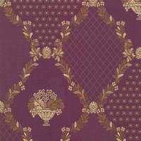 Detailansicht des Stoffes ADORATA, Farbton PURPLE (Trellismuster)