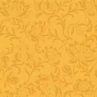 Detailansicht des Stoffes ALDEN, Farbton GOLD (florale Motive)