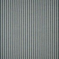 reiner Leinenstoff, z.B. fuer Dekos, Vorhaenge, Rollos und Zierkissen: AMELOT TICKING INDIGO - FRL5009/03 von RALPH LAUREN bei ARTE FRESCA