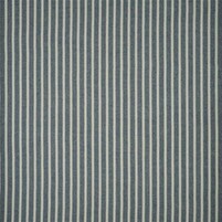 reiner Leinenstoff, z.B. fuer Dekos, Vorhaenge, Rollos und Zierkissen: AMELOT TICKING INDIGO - FRL5009/03 von RALPH LAUREN bei ARTE FRESCA