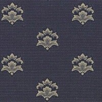 Detailansicht des Stoffes ARETHA, Farbton ANTHRAZITE (dezentes florales Ornament)