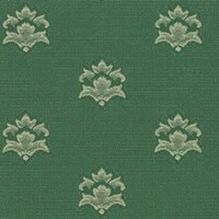 Detailansicht des Stoffes ARETHA, Farbton GREEN (dezentes florales Ornament)