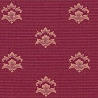 Detailansicht des Stoffes ARETHA, Farbton RASPBERRY (dezentes florales Ornament)