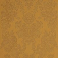 Detailansicht des Stoffes ARISTIDE, Farbton GOLD (floraler Jacquardstoff im Barockstil)