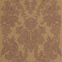 Detailansicht des Stoffes ARISTIDE, Farbton HELLBRAUN / BEIGE (floraler Jacquardstoff im Barockstil)