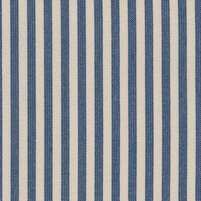 Motivansicht des Streifenstoffes ARVID STRIPE, Farbkombination DARK BLUE/CREAM, bei ARTE FRESCA