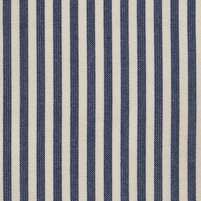 Motivansicht des Streifenstoffes ARVID STRIPE, Farbkombination NAVY/CREAM, bei ARTE FRESCA