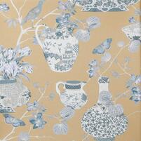 Chinoiserie-Amphoren von Aveline Satin Ochre