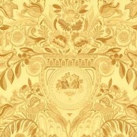 Detailansicht des Stoffes BELISAIRE, Farbton GOLD (im klassizistischen Stil)