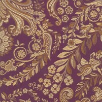 Detailansicht des Stoffes BELISAIRE, Farbton PURPLE (im klassizistischen Stil)