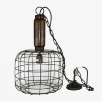 Industrie-Deckenlampe fr den modernen Landhausstil, aus Metall, Hhe 50 cm, bei ARTE FRESCA