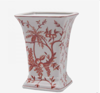 rankengeschmckte Vase (Porzellan), 26 cm hoch, bei ARTE FRESCA