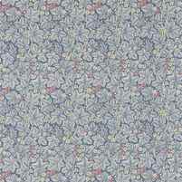 Motivansicht des englischen Stoffs BRAMBLE, Farbkombination MINERAL/SLATE, bei ARTE FRESCA