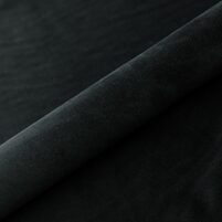 einfarbiger, robuster Vorhang-, Deko-, Rollo- und Polsterstoff: BRUGES VELVET, Farbe BLACK, bei ARTE FRESCA