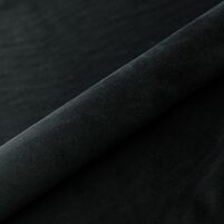 einfarbiger, robuster Vorhang-, Deko-, Rollo- und Polsterstoff: BRUGES VELVET, Farbe BLACK, bei ARTE FRESCA