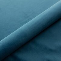 einfarbiger, robuster Vorhang-, Deko-, Rollo- und Polsterstoff: BRUGES VELVET, Farbton STEEL BLUE, bei ARTE FRESCA