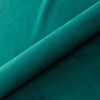 einfarbiger, robuster Vorhang-, Deko-, Rollo- und Polsterstoff: BRUGES VELVET, Farbton TEAL, bei ARTE FRESCA