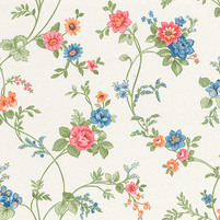 florale Tapete CAMILLE, Farbe MULTI , bei ARTE FRESCA