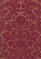 Motivansicht des Stoffes CHENONCEAU RED/GOLD