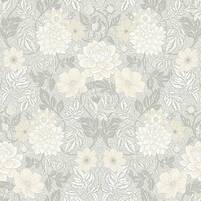Motivansicht der Tapete DAHLIA GARDEN, Farbton GREY/BEIGE (floral)