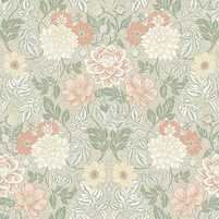 Motivansicht der Tapete DAHLIA GARDEN, Farbton MULTI/BEIGE (floral)