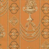 Detailansicht des Stoffes ELIANA, Farbton PUMPKIN (Ornamente)