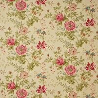 Detailansicht des englischen Stoffs ELOUISE, Farbtonkombination WILLOW/PINK, bei ARTE FRESCA
