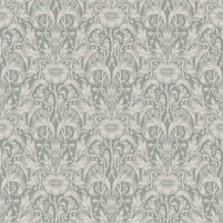 Florale Tapete (Jugendstil/Sezessionsstil) Sandberg Nr. 835-48 EMIL GARDEN GREEN, bei ARTE FRESCA