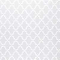 Ansicht des Stoffes EVELYN, Farbton WHITE (Rautenmuster im Barockstil)
