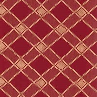 Detailansicht Webstoff FLAVIEN BEIGE ON RED