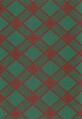 Motivansicht des Stoffes FLAVIEN RED ON VIRIDIAN GREEN
