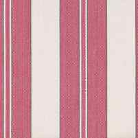 Motivansicht des Streifenstoffes HALVAR STRIPE, Farbton RED, bei ARTE FRESCA