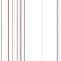 Motivansicht der schwedischen Streifentapete ISLA STRIPE, Farben MULTI, bei ARTE FRESCA