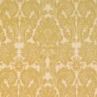 Detailansicht des Stoffes JACOBIAN, Farbton GOLD (Ornamentmuster/Barock)
