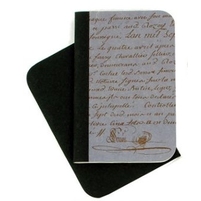 Notizbuch klein La Lettre, Farbe Noir, bei ARTE FRESCA
