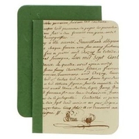 Notizbuch gro La Lettre, Farbe Vert, bei ARTE FRESCA
