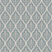 Rauten- und Ornamenttapete von Sandberg Nr. 829-46 LILLIE INDIGO BLUE, bei ARTE FRESCA
