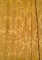 Faltenwurf des Stoffes LORRAINE GOLD (als Vorhangstoff)