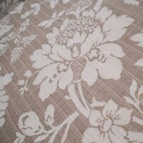 Detailansicht englischer Jacquardstoff MARY, Farbton BEIGE, bei ARTE FRESCA