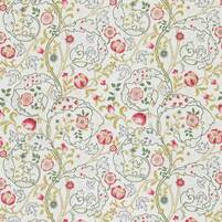 Motivansicht des englischen Stoffs MARY ISOBEL, Farbkombination PINK/IVORY, bei ARTE FRESCA