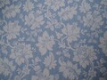 englischer Jacquardstoff mit grossem floralem Motiv MARY LIGHT BLUE