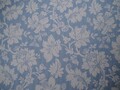 englischer Jacquardstoff mit grossem floralem Motiv MARY LIGHT BLUE