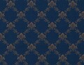 Motivansicht des Stoffes ODEON DARK BLUE