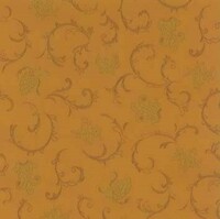 Detailansicht des Stoffes ODILE, Farbton GOLD (Rokoko-Replik)