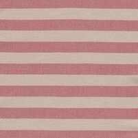 Motivansicht des Streifenstoffes ORVAR STRIPE, Farbtonkombination LIGHT RED/BEIGE, bei ARTE FRESCA