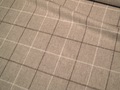 Klassischer Karostoff OXFORD CHECK NATURAL aus 100% Wolle