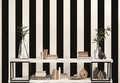 Raumbild der Tapete PARKER STRIPE am Beispiel von PARKER STRIPE BLACK