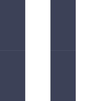 Motiv der Streifentapete PARKER STRIPE, Farbton MIDNIGHT BLUE,  bei ARTE FRESCA