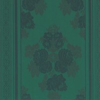 Detailansicht des Streifenstoffs PETRARCA, Farbton BLUE/GREEN (von der Barockzeit inspiriert)